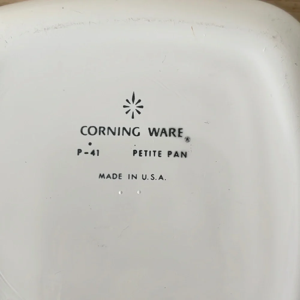 Corning Ware Blue Cornflower Petite Pan P-41 Casserole Dish Mini Corning…